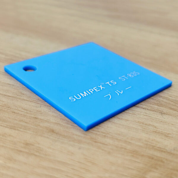 スミペックス TS キャスト板 色透明 5mm厚 1040×2040mm ブルー ST-835 2枚入