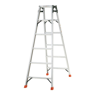 トラスコ TRUSCO はしご兼用脚立 脚カバー付 H1.69m THK-180 512-3691 (商品コード：157422)