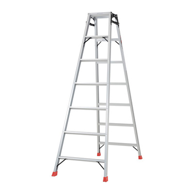 トラスコ TRUSCO はしご兼用脚立 脚カバー付 H1.98m THK-210 512-3704 (商品コード：157423)