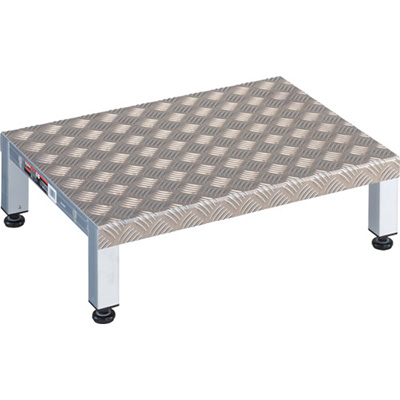 トラスコ TRUSCO アルミステップ(縞板・耐水・耐油タイプ) TFSH-0645AL 336-1811 (商品コード：157513)