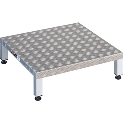 トラスコ TRUSCO アルミステップ(縞板・耐水・耐油タイプ) TFSH-0660AL 277-5794 (商品コード：157514)