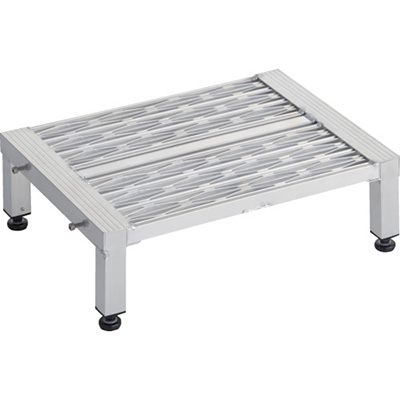 トラスコ TRUSCO グレーチングアルミステップ(耐水・耐油タイプ) TFSGH-0645AL 257-9909 (商品コード：157519)