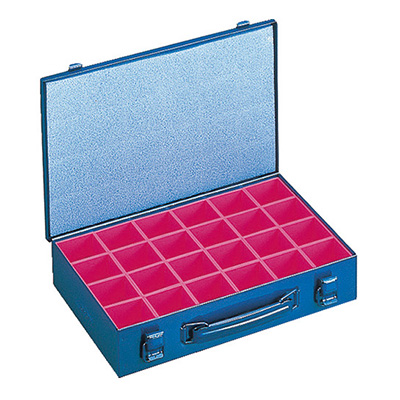 トラスコ TRUSCO プラボックス付工具箱 ブルー PT-36B-A 120-0666