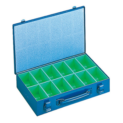 トラスコ TRUSCO プラボックス付工具箱 ブルー PT-36B-B 120-0747