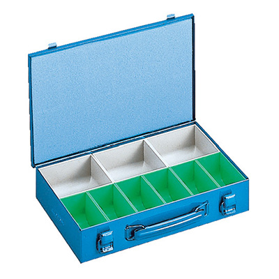 トラスコ TRUSCO プラボックス付工具箱 ブルー PT-36B-E 117-3391