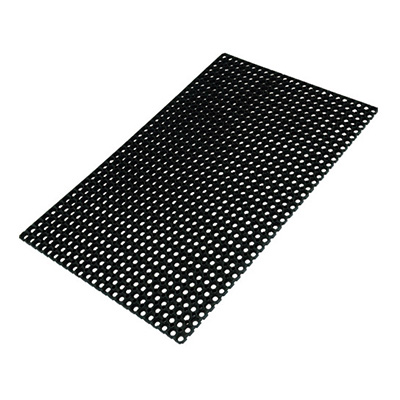 トラスコ TRUSCO 有孔ラバーマット ブラック TTRM-1015 819-5234