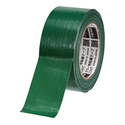 トラスコ TRUSCO カラー布粘着テープ グリーン 50mm×25m CNT-5025-GN 102-5995