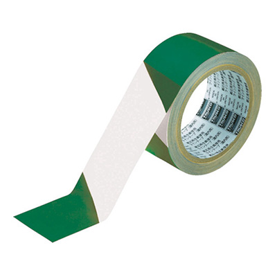 トラスコ TRUSCO トララインテープ グリーン/ホワイト 50mm×25m TLT-50EAGW 767-2691 (商品コード：159197)
