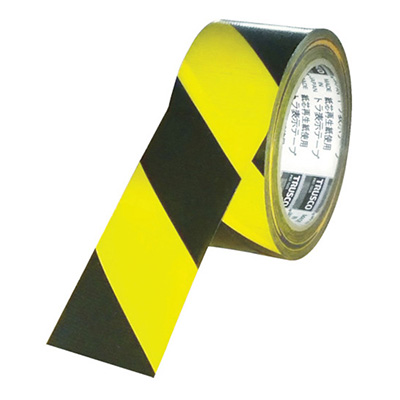 トラスコ TRUSCO トラ表示テープ イエロー/ブラック 25mm×25m TRTR-2525YB 765-4111 (商品コード：159244)