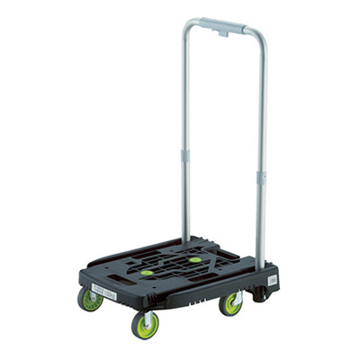 トラスコ TRUSCO カルティオミニweego 伸縮折りたたみハンドル ブラック WP-2G-BK 818-7001 (商品コード：159711)