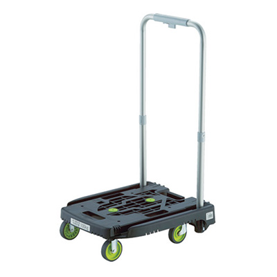 トラスコ TRUSCO カルティオミニweego 伸縮折りたたみハンドル ブラック WP-2G-BK-JS 818-7002 (商品コード：159718)