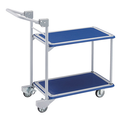 トラスコ TRUSCO プレス製運搬車 ドンキカート 片袖2段タイプ 104NHS 137-1729