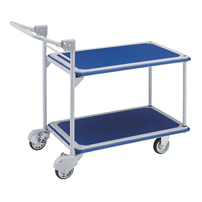 トラスコ TRUSCO プレス製運搬車 ドンキカート 片袖2段タイプ 304NHS 137-1730