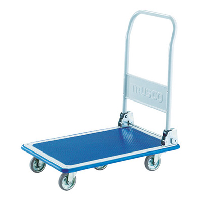トラスコ TRUSCO プレス製運搬車 ドンキカート 折畳ハンドル・5輪車 101N5 414-4961