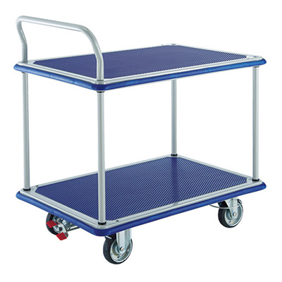 トラスコ TRUSCO プレス製運搬車 ドンキカート 片袖2段タイプ 104NJKRS-4 856-4187