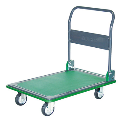 トラスコ TRUSCO プレス製運搬車 ハイグレード運搬車 折りたたみハンドル 301EBN 336-4038
