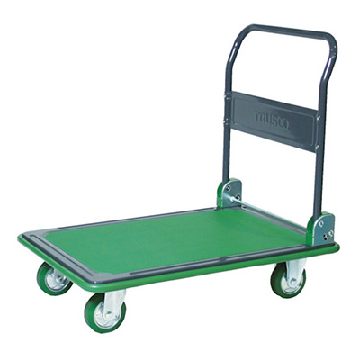 トラスコ TRUSCO プレス製運搬車 ハイグレード運搬車 折りたたみハンドル 301EBNU 767-9416
