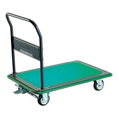 トラスコ TRUSCO プレス製運搬車 ハイグレード運搬車 固定ハンドルストッパー付 116SEBN 416-3435