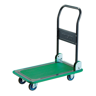 トラスコ TRUSCO プレス製運搬車 ハイグレード運搬車 折りたたみハンドル 101EBN-AC 416-3419