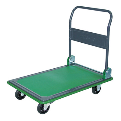 トラスコ TRUSCO プレス製運搬車 ハイグレード省音運搬車 折りたたみハンドル T301SGY 855-3616