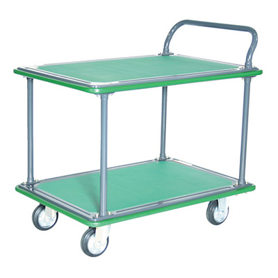 トラスコ TRUSCO プレス製運搬車 ハイグレード運搬車 片袖2段タイプ 304EBN 336-4241
