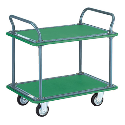 トラスコ TRUSCO ハイグレード運搬車 両袖2段タイプ 305EBN 336-4275 (商品コード：160053)