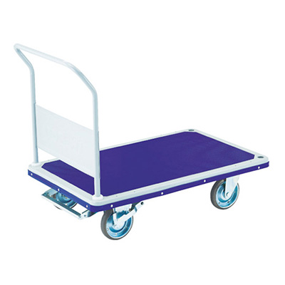 トラスコ TRUSCO プレス製運搬車 アクセル 固定ハンドルタイプ 502NFA 487-8078