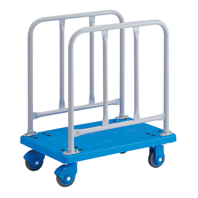 トラスコ TRUSCO 樹脂製運搬車 グランカート サイレント サイドハンドルタイプ TPX-710 125-8934