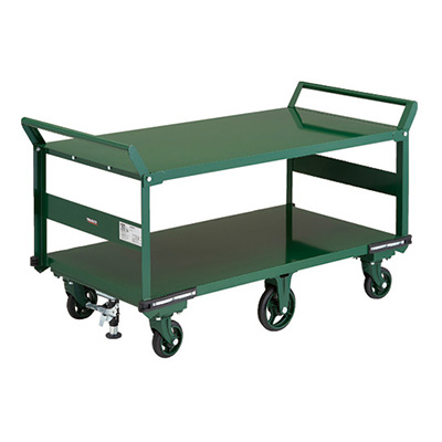 トラスコ TRUSCO 鋼鉄製運搬車 大型6輪両袖2段タイプ OH-1L2W-6S 149-5945