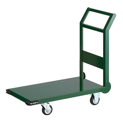 トラスコ TRUSCO 鋼鉄製運搬車 固定ハンドルタイプ SH-3N(GN) 337-2456