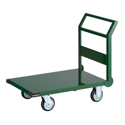 トラスコ TRUSCO 鋼鉄製運搬車 固定ハンドルタイプ SH-2N(GN) 337-2464