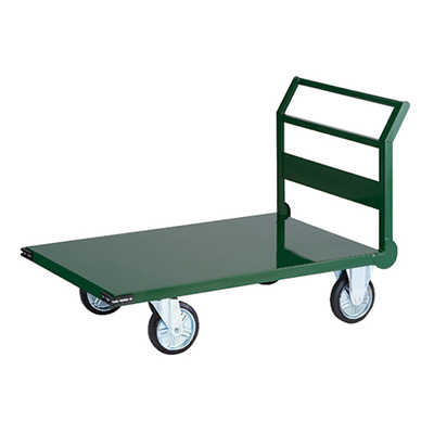 トラスコ TRUSCO 鋼鉄製運搬車 固定ハンドルタイプ SH-1N(GN) 337-2481
