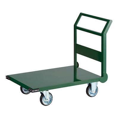 トラスコ TRUSCO 鋼鉄製運搬車 固定ハンドルタイプ SH-2LNE-GN 464-7874