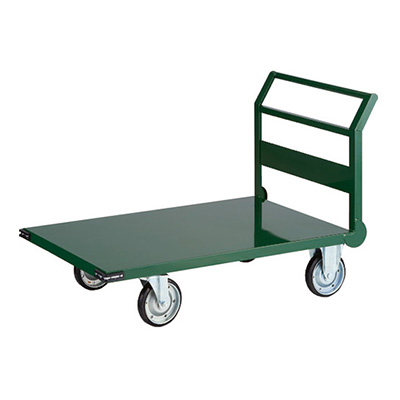 トラスコ TRUSCO 鋼鉄製運搬車 固定ハンドルタイプ SH-1NE-GN 464-7858