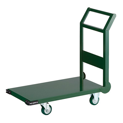 トラスコ TRUSCO 鋼鉄製運搬車 固定ハンドルタイプ SH3NU-GN 767-9491