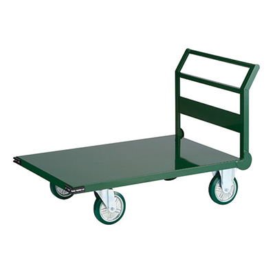 トラスコ TRUSCO 鋼鉄製運搬車 固定ハンドルタイプ SH1NU-GN 767-9475