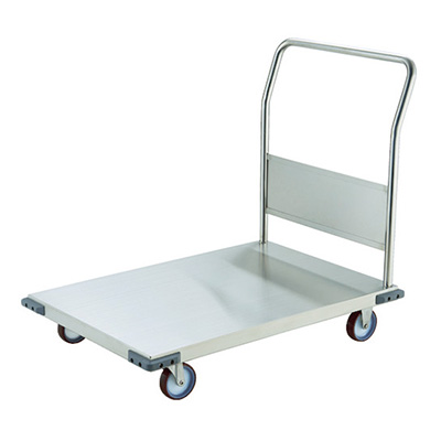 トラスコ TRUSCO オールステンレス台車 固定ハンドルタイプ AS-3B-100NU 818-9405 (商品コード：160229)