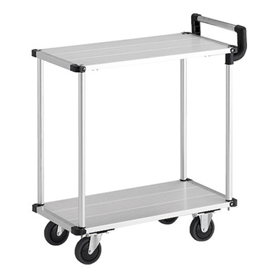 トラスコ TRUSCO アルミ台車 アルパカ―ト省音 2段式・片袖タイプ AL22-0736 207-2282 (商品コード：160266)