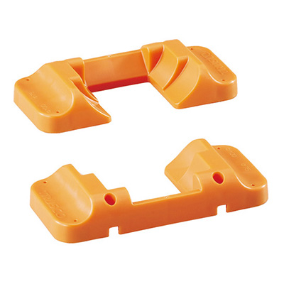 トラスコ TRUSCO キャスター用車止め とめたろう φ75・100用 黄 CH75100-2S 116-2186 (商品コード：160503)