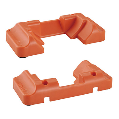 トラスコ TRUSCO キャスター用車止め とめたろう φ130・150用 黄 CH130150-2S 183-2741 (商品コード：160504)