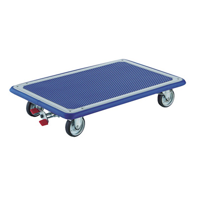 トラスコ TRUSCO ドンキカート 平台車 自在・固定4輪リング式ストッパー付 115NJKRS-4 856-4189 (商品コード：160523)