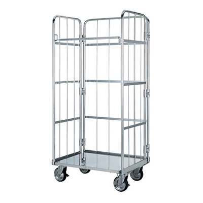 トラスコ TRUSCO ステンレス製カゴ車 ステンレスハイテナー THT-S5C 522-0025 (商品コード：160609)