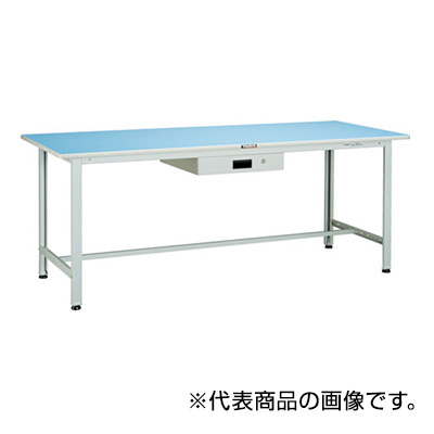 トラスコ TRUSCO 軽量作業台 薄型1段引出し付 900×600×740mm BOR-0960UDK1 856-3758