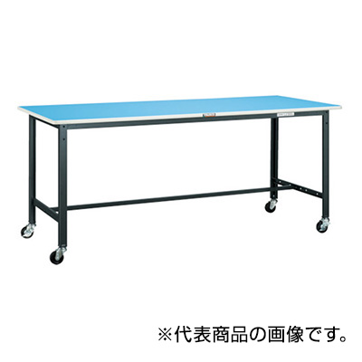 トラスコ TRUSCO 軽量作業台 キャスター付 ホワイト 1800×900×806mm BE-1890C75W 856-3737