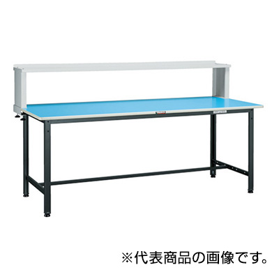トラスコ TRUSCO 軽量作業台 上棚付 ホワイト 900×600×1044mm BE-0960YURBW 856-3805 (商品コード：160832)