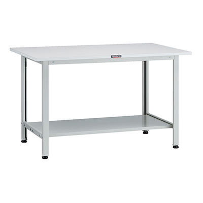 トラスコ TRUSCO 軽量作業台 薄型1段引出し付 ホワイト 1200×750×740mm AO-1275LT2 125-9140