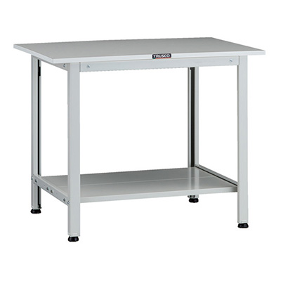 トラスコ TRUSCO 軽量作業台 薄型1段引出し付 ホワイト 900×600×740mm AOR-0960LT2 137-1683
