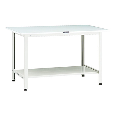 トラスコ TRUSCO 軽量作業台 薄型1段引出し付 ホワイト 1200×750×740mm AOR-1275LT2 137-1686