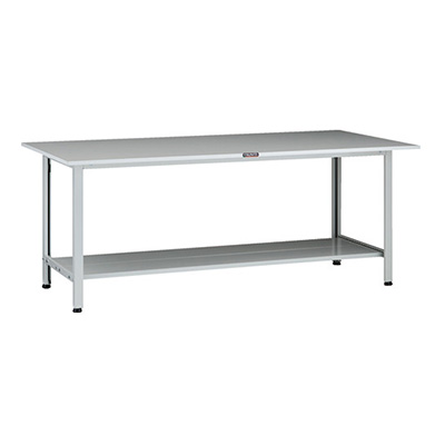 トラスコ TRUSCO 軽量作業台 薄型1段引出し付 ホワイト 1800×900×740mm AOR-1890LT2 137-1691
