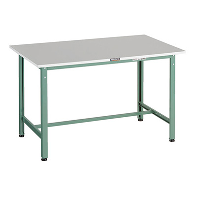 トラスコ TRUSCO 軽量作業台 基本タイプ グリーン 1200×600×740mm RAE2-1260 161-1307 (商品コード：160885)